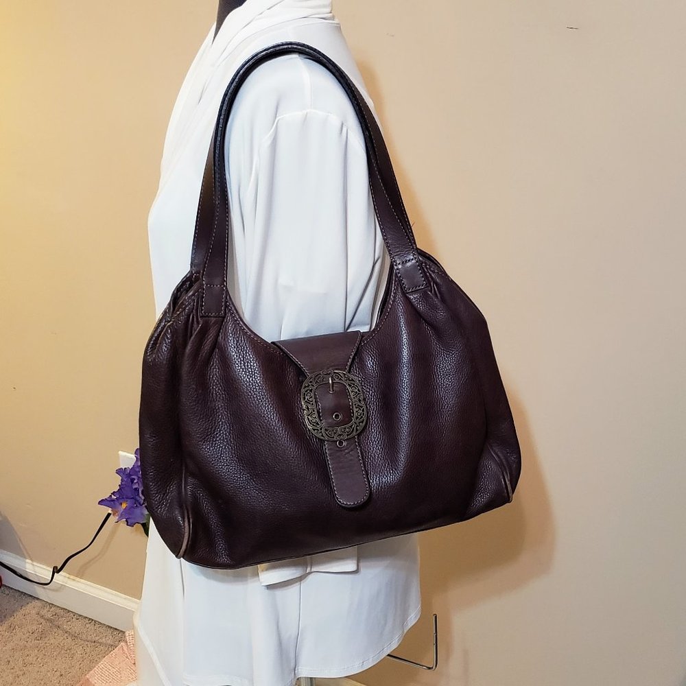 Fossil brown handbag purse large